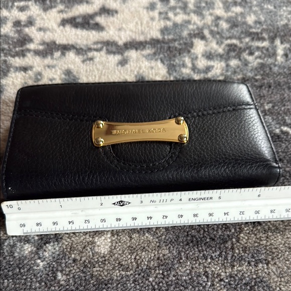 Michael Kors Black Leather Wallet - Picture 2 of 6